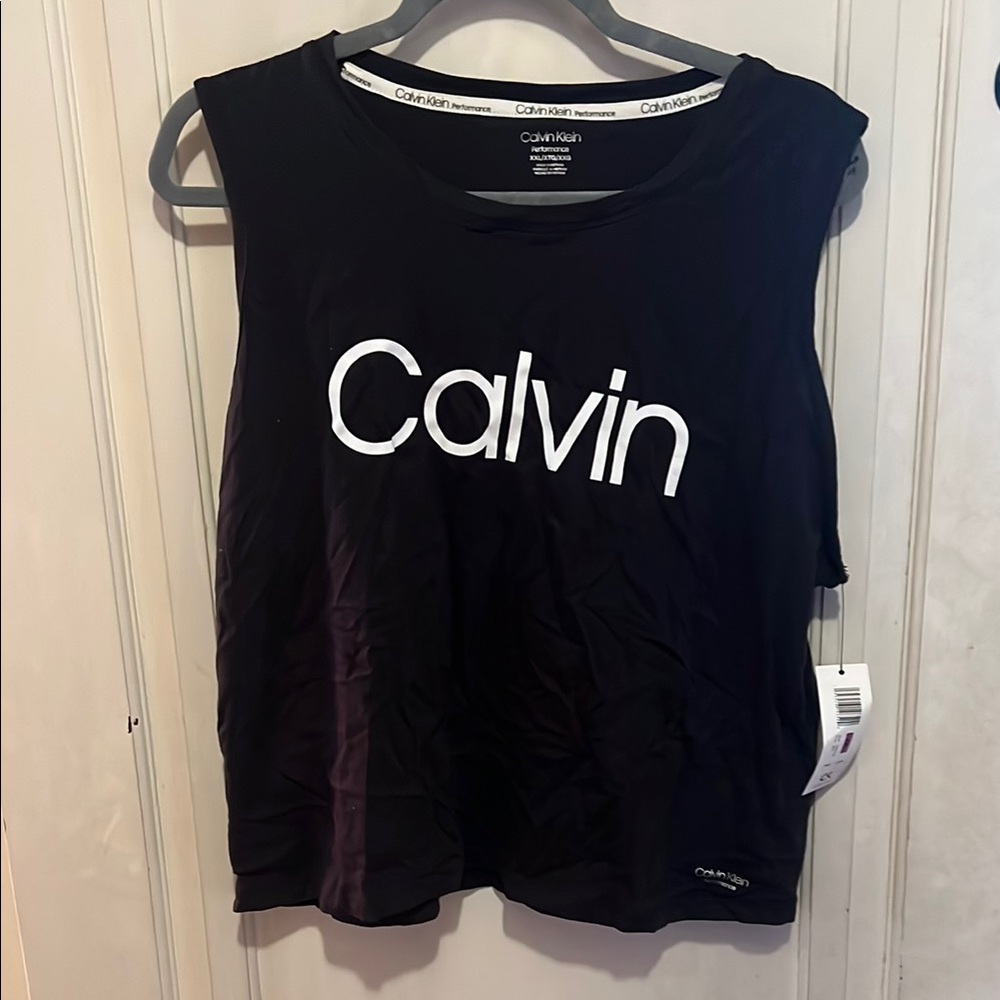 NWT Calvin Klein Black Muscle Tee